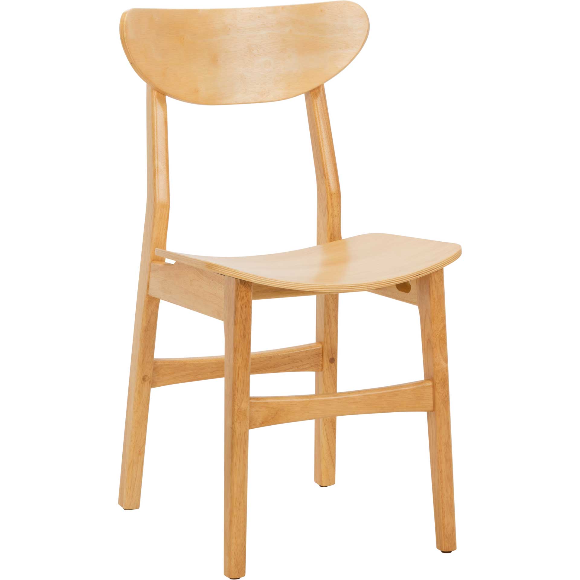 Lucas Retro Dining Chair Natural (Set of 2)