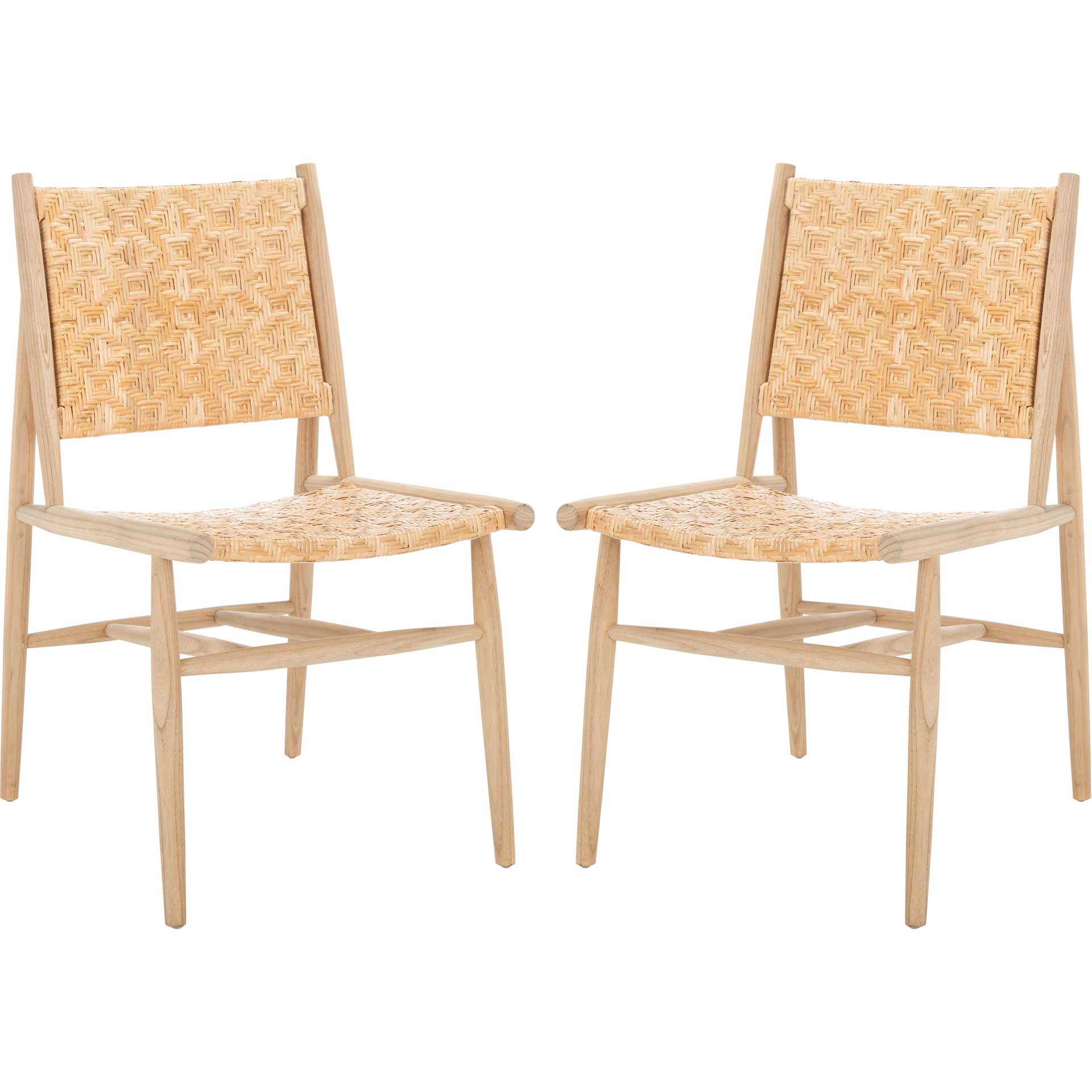 Addison Rattan Dining Chair Natural (Set of 2)