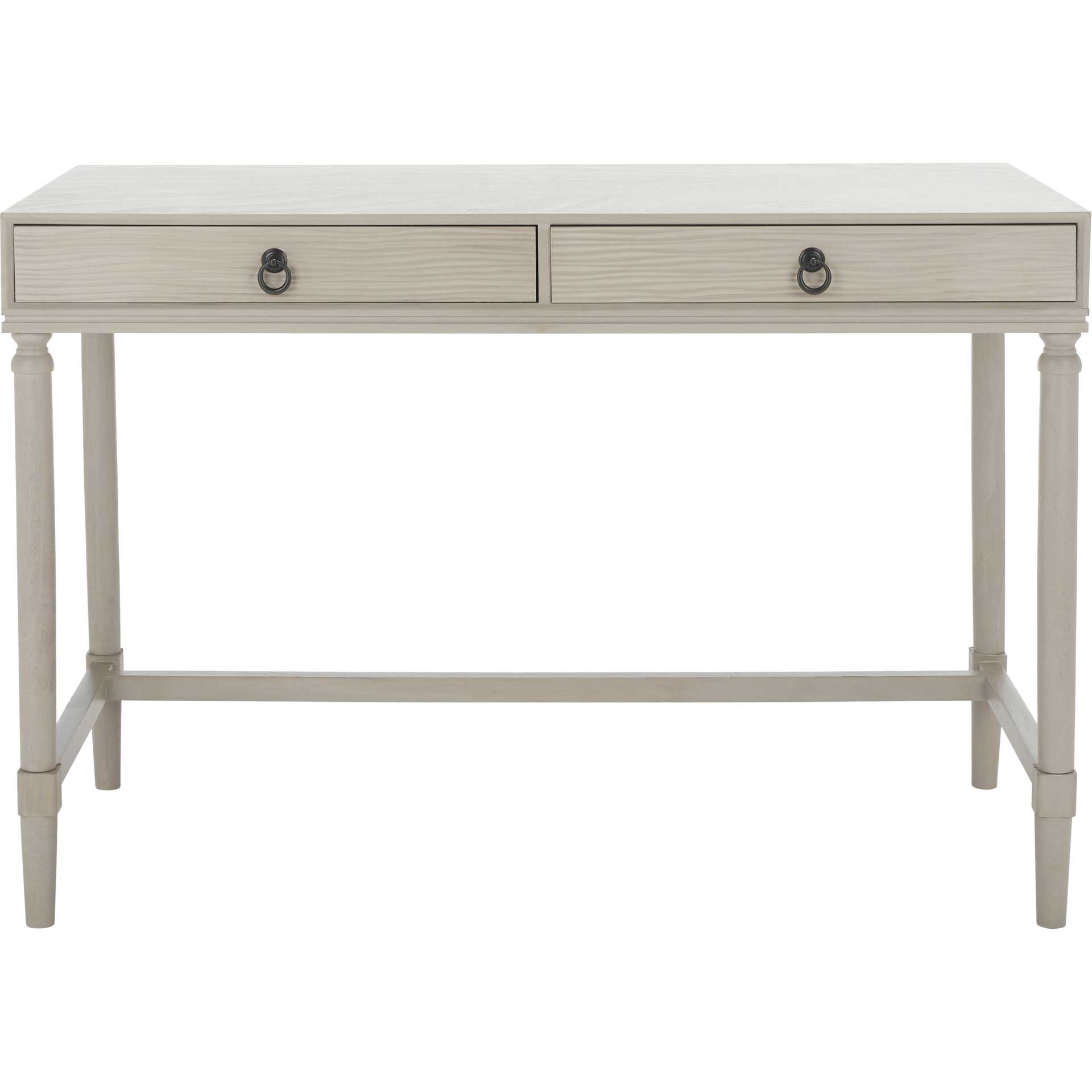 Rhett 2 Drawer Desk Taupe