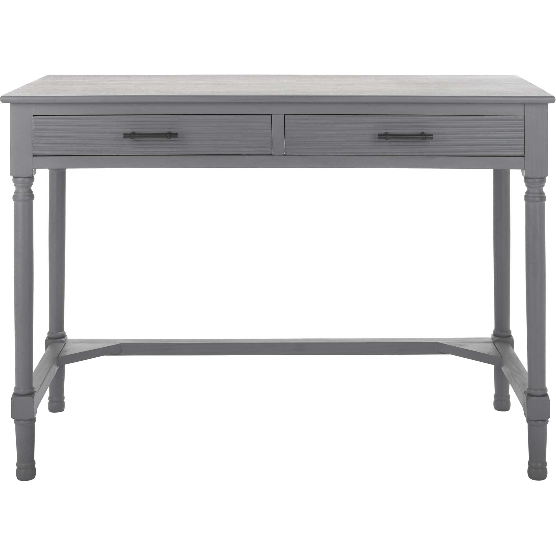 Lani 2 Drawer Desk Distressed Gray