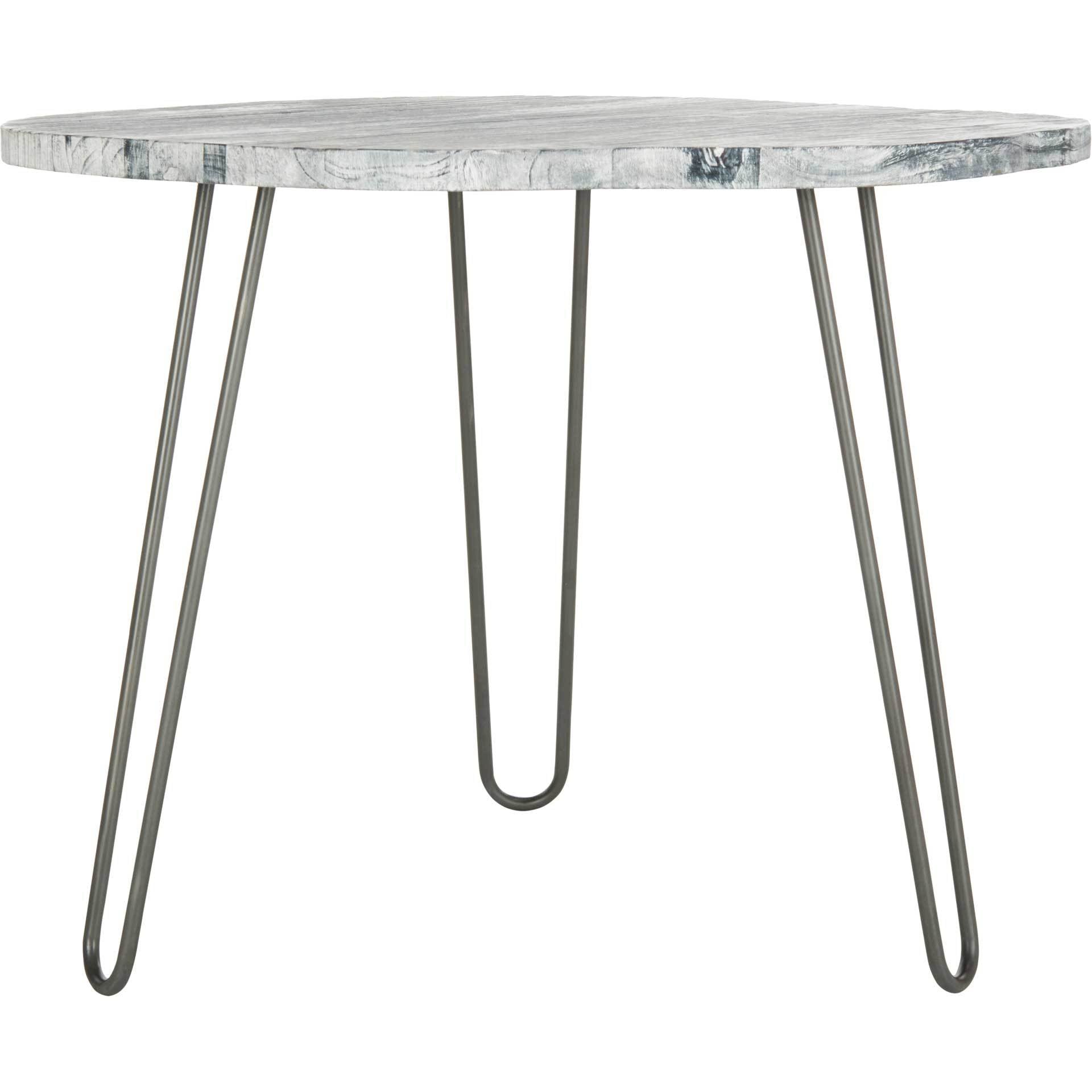 Miller Dining Table Gray/White Washed