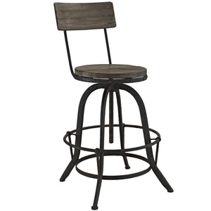 Palamas Wood Bar Stool Brown