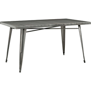 Anthropology Rectangle Dining Table Gunmetal