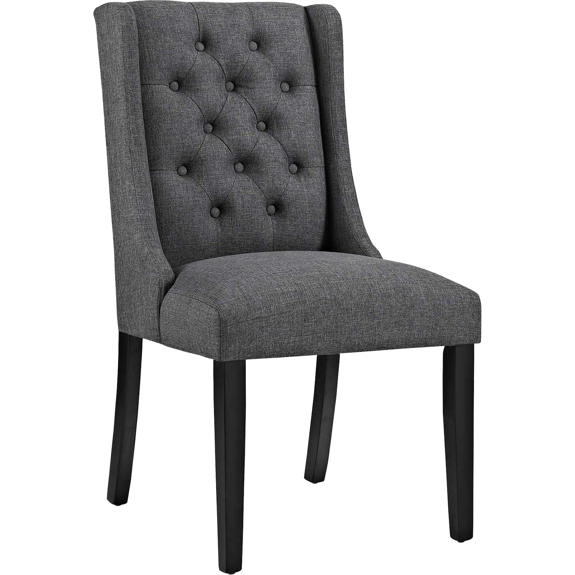 Baker Fabric Dining Chair Gray