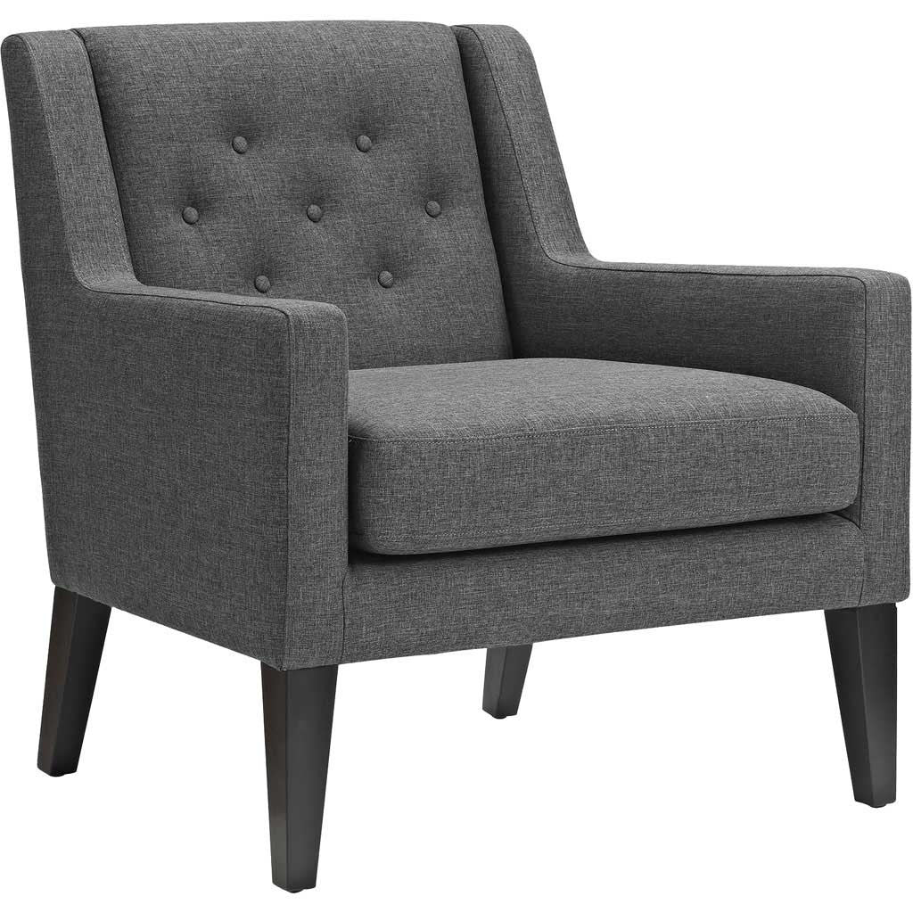 Eminence Fabric Armchair Gray