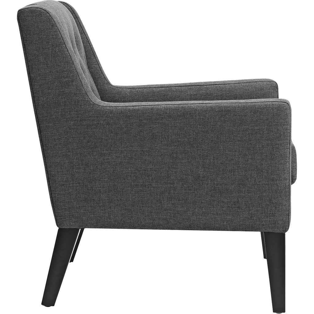 Eminence Fabric Armchair Gray