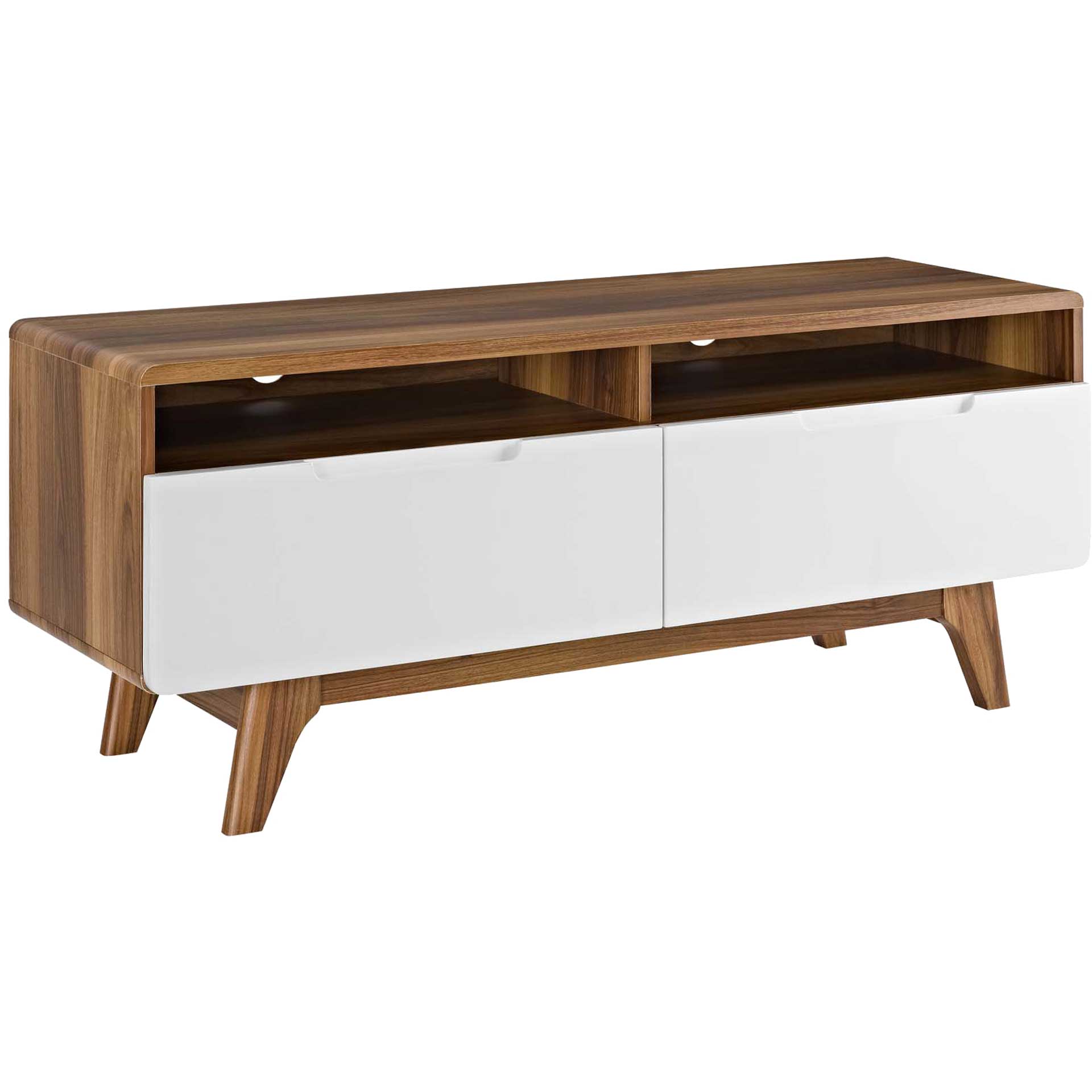 Orion TV Stand Walnut/White