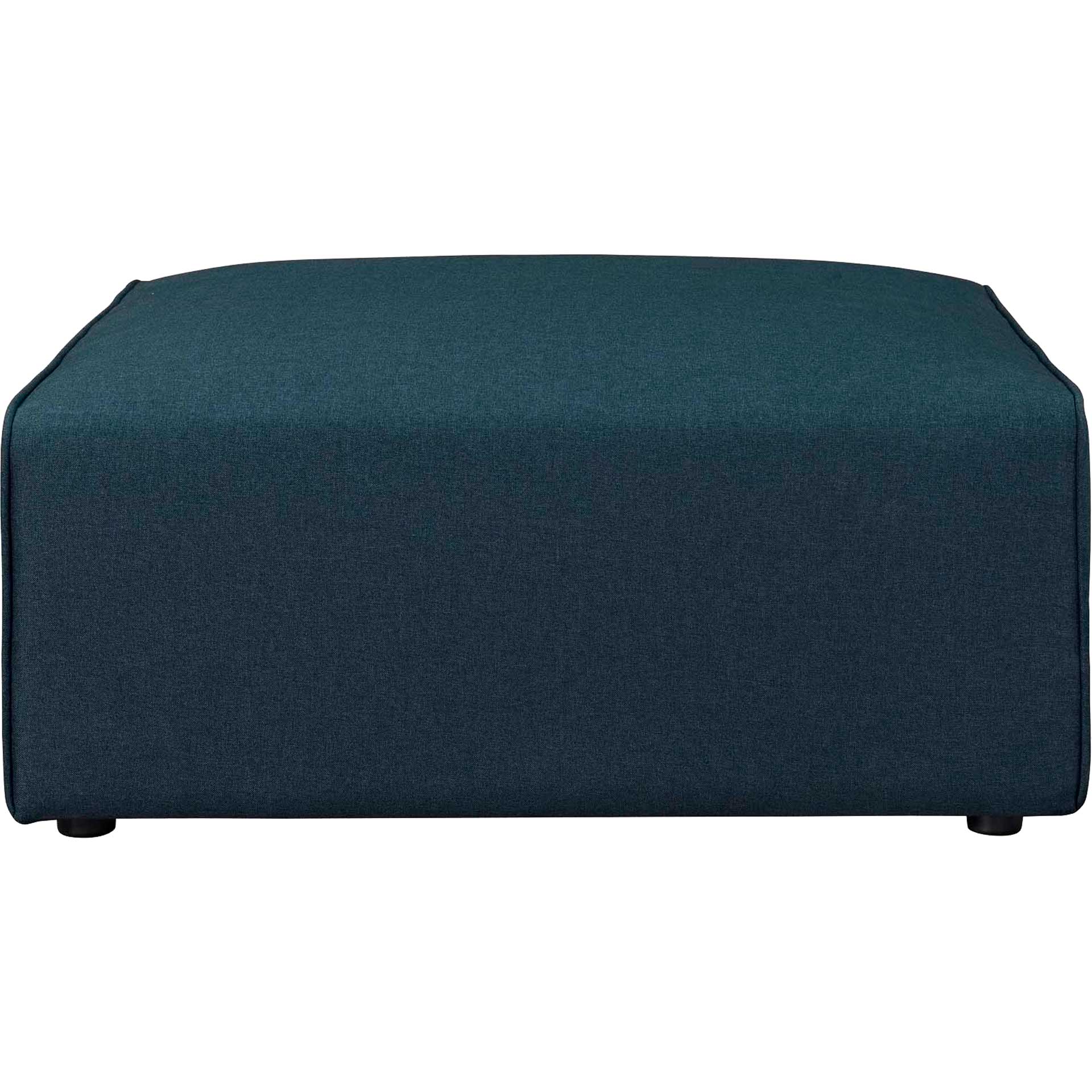 Maisie Fabric Ottoman Blue