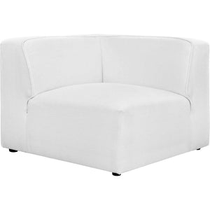 Maisie 7 Piece L-Shaped Armless Sectional Sofa White