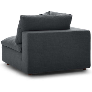 Carmen L-Shaped Sectional Sofa Gray