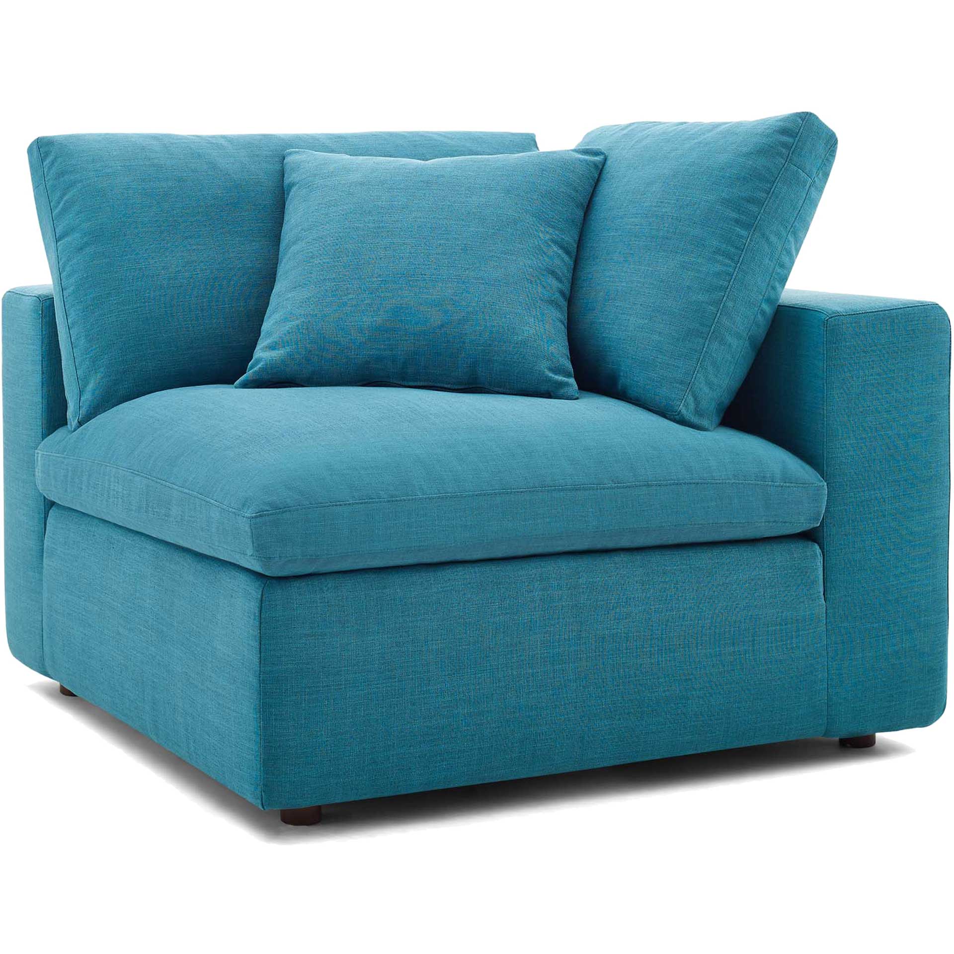 Carmen U-Shaped Sectional Sofa Teal