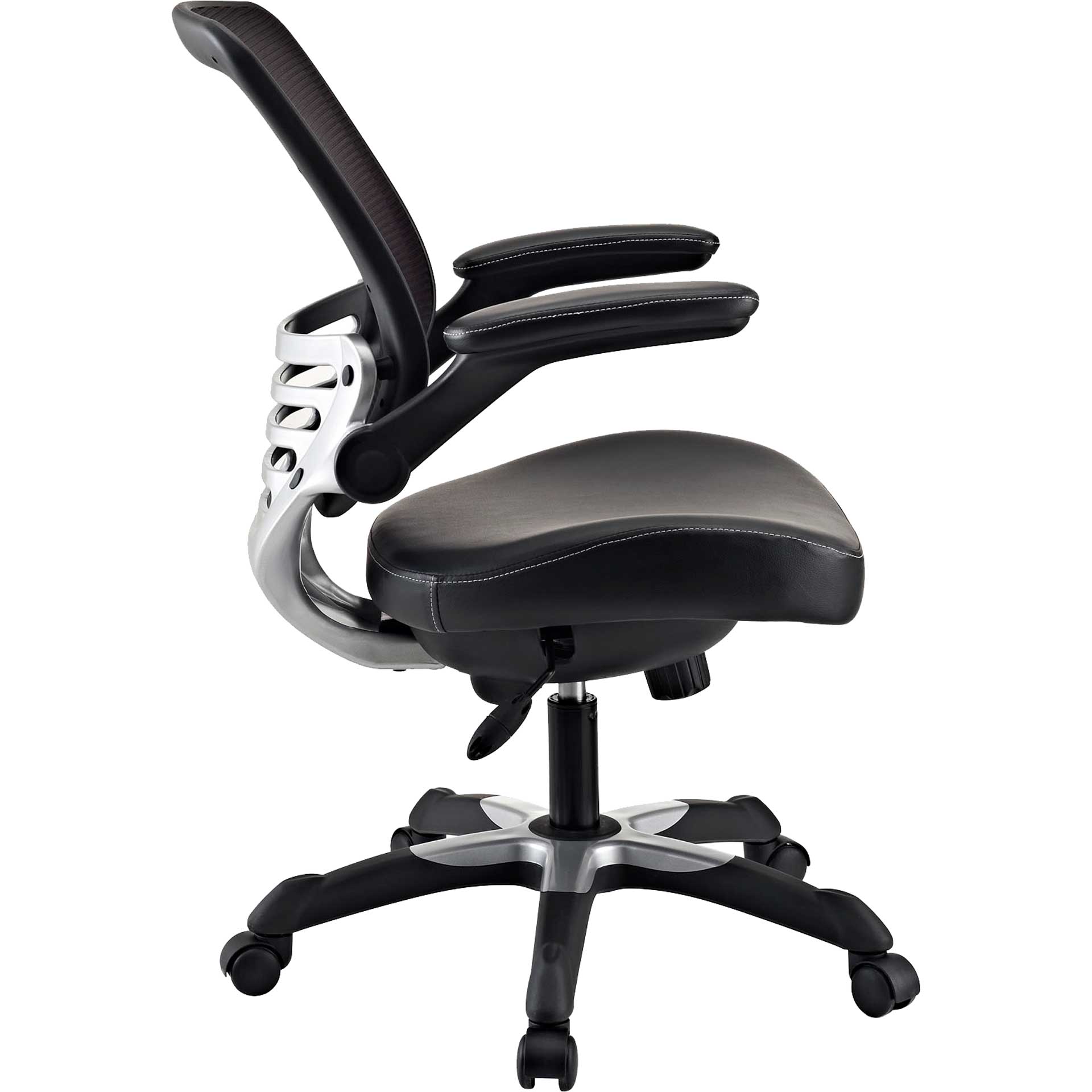 Eloise Vinyl Office Chair Black