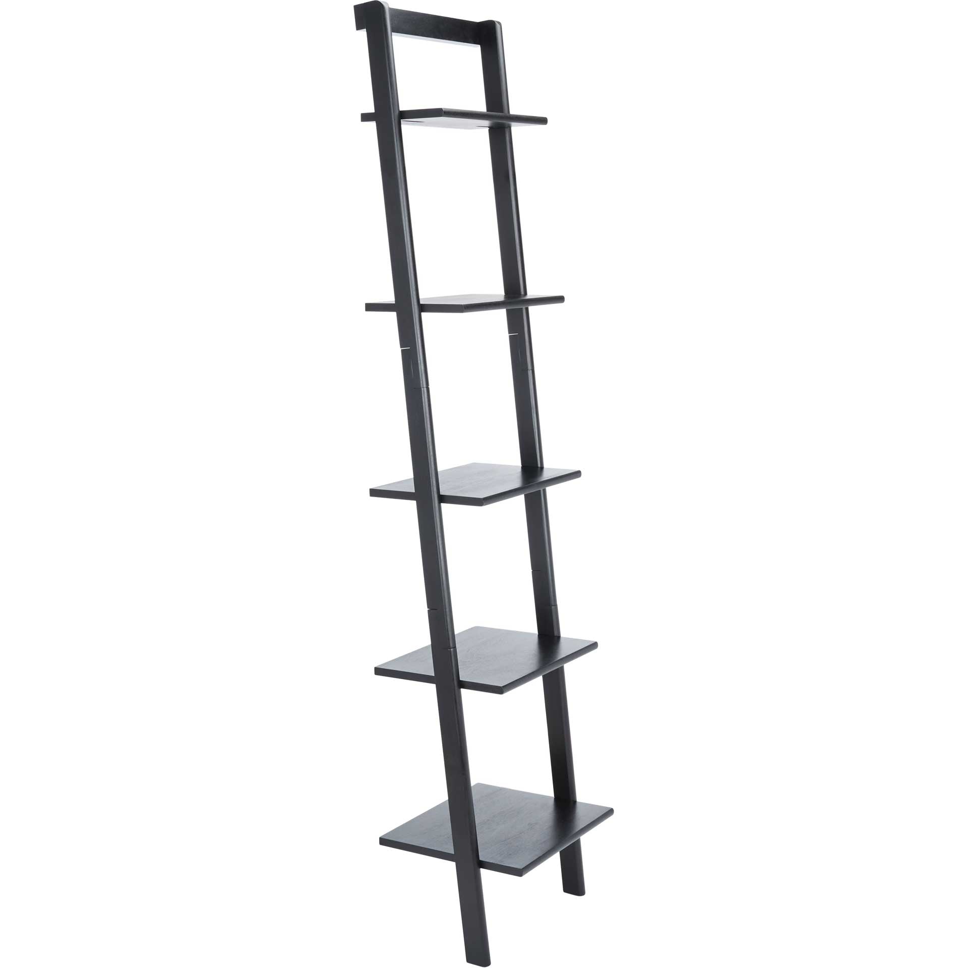 Albina 5 Tier Leaning Etagere All Black