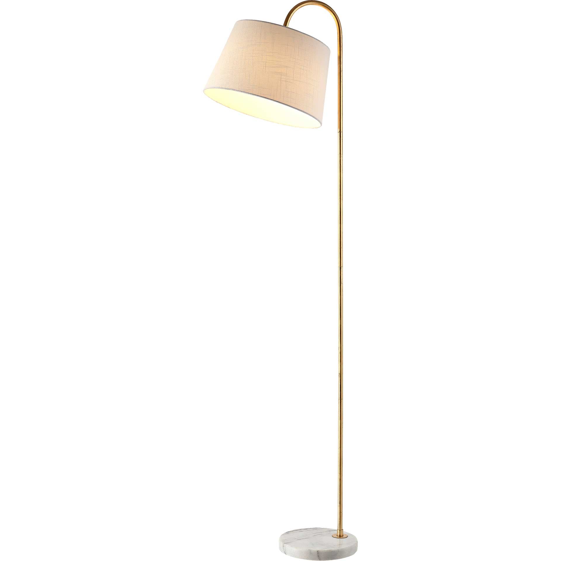 Dahlia Floor Lamp Gold/White