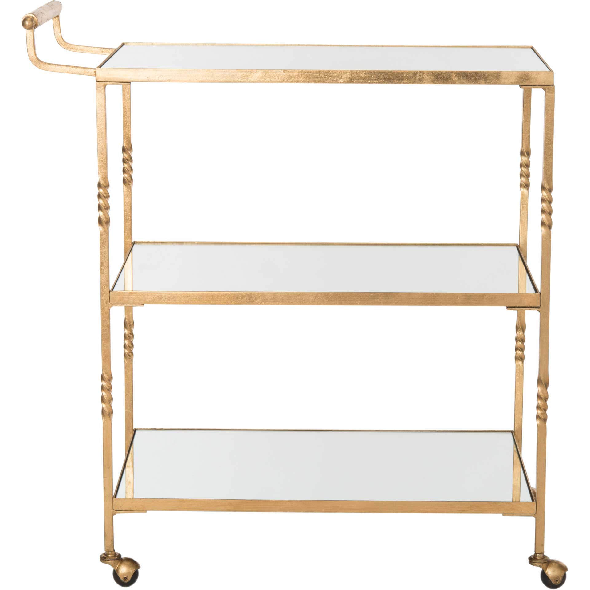 Audrina Bar Cart Gold