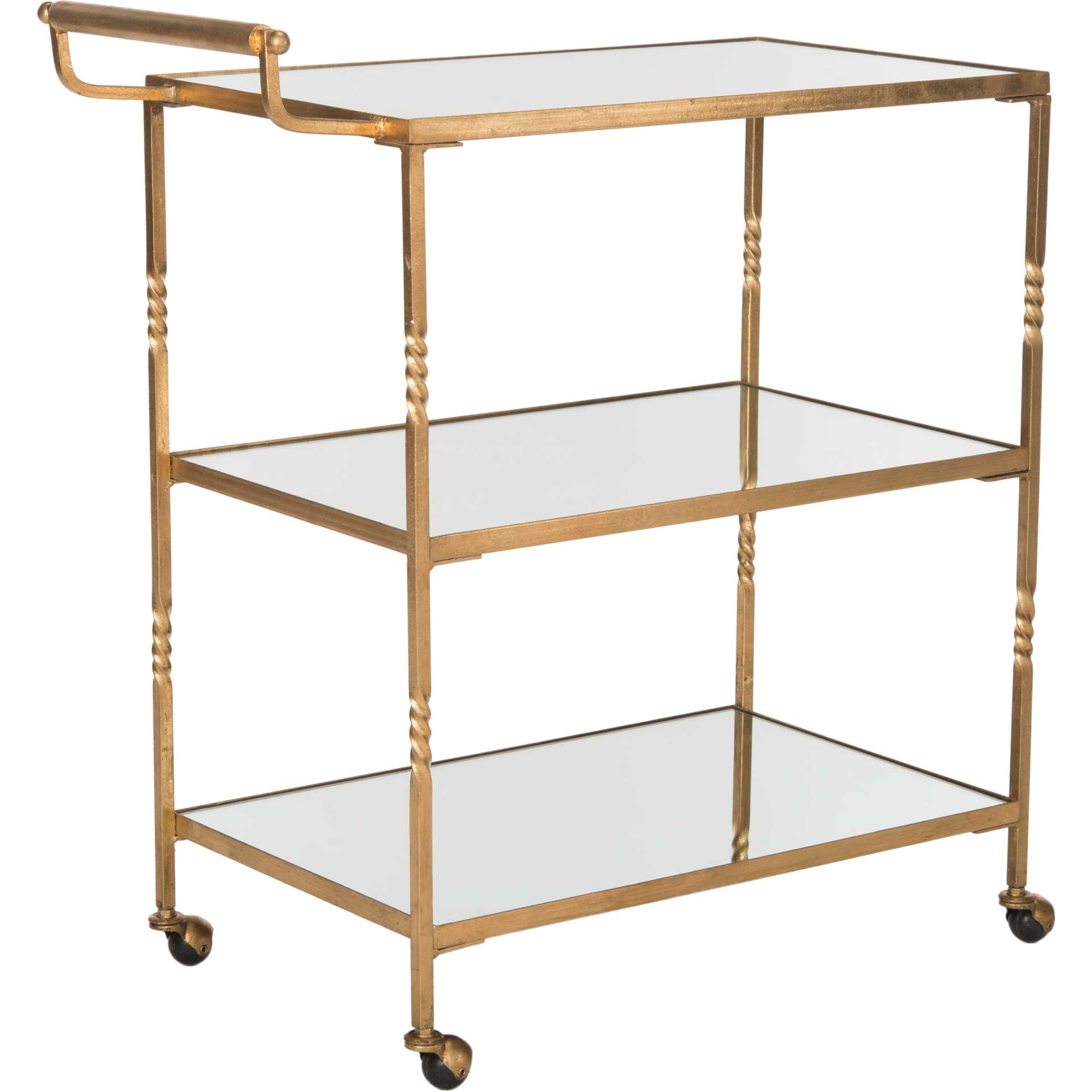 Audrina Bar Cart Gold