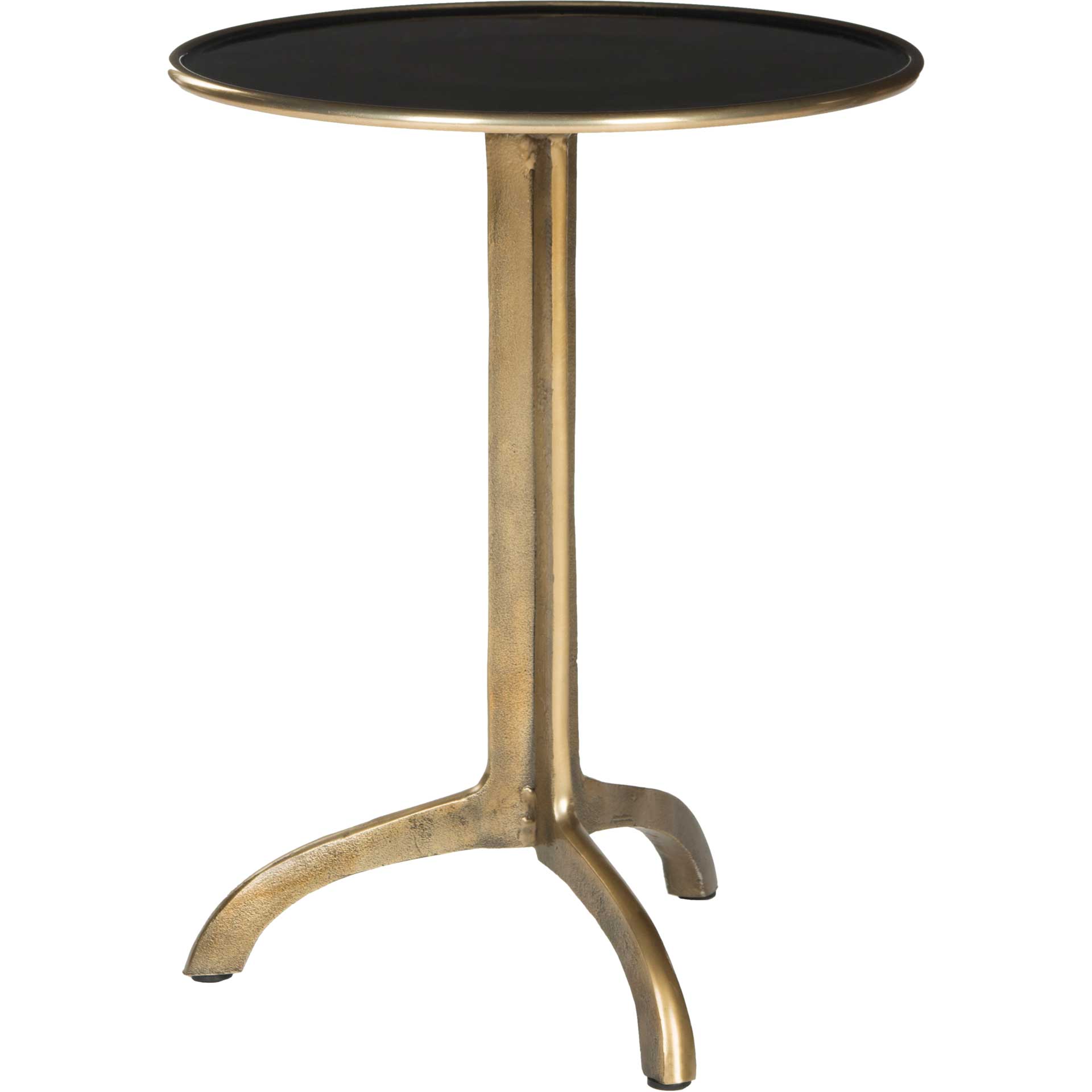 Braylen Accent Table Antique Brass