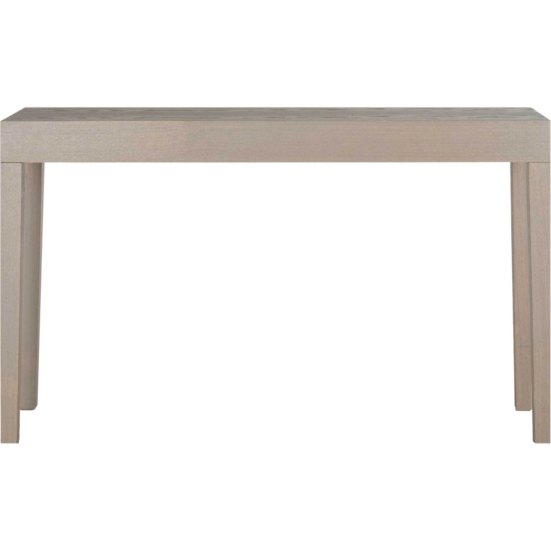 Kasey Wood Console Table Gray