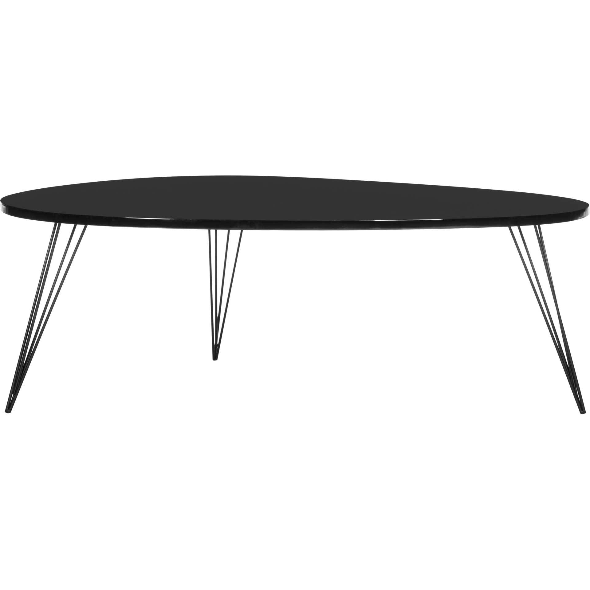 Wyatt Lacquer Coffee Table Black