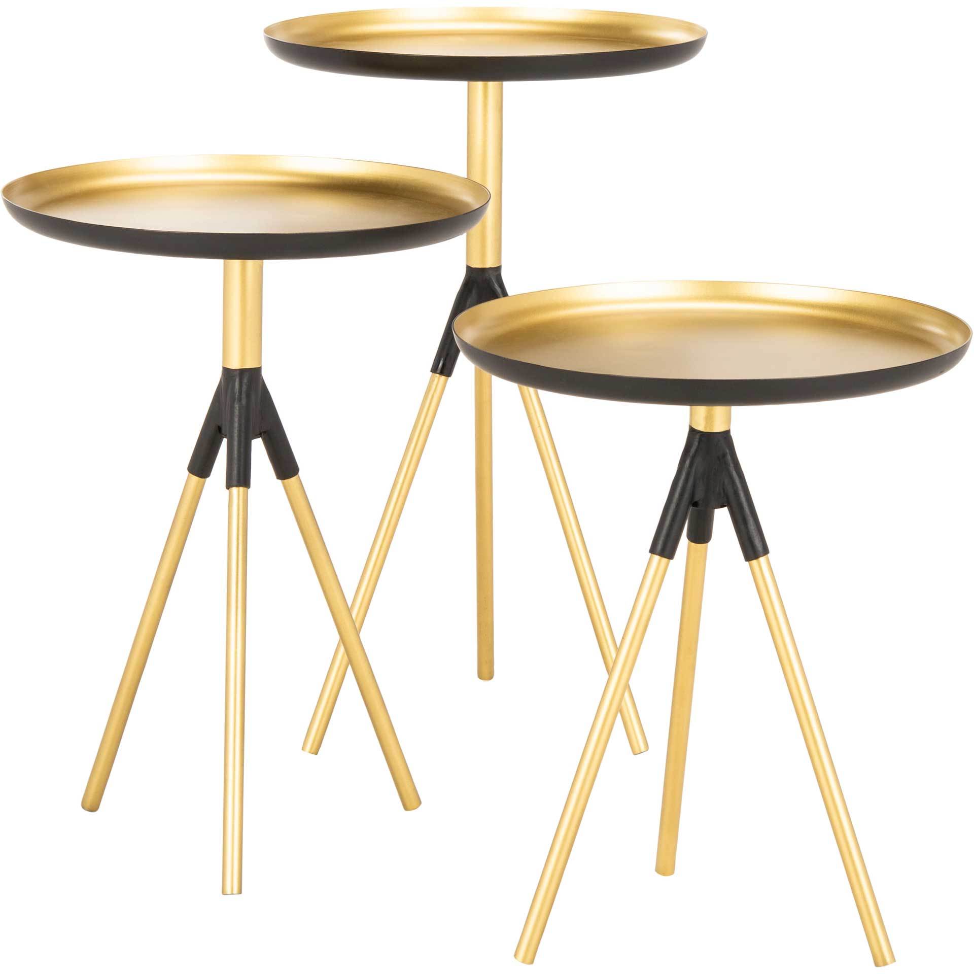 Taryn Metal Side Table (Set of 3)