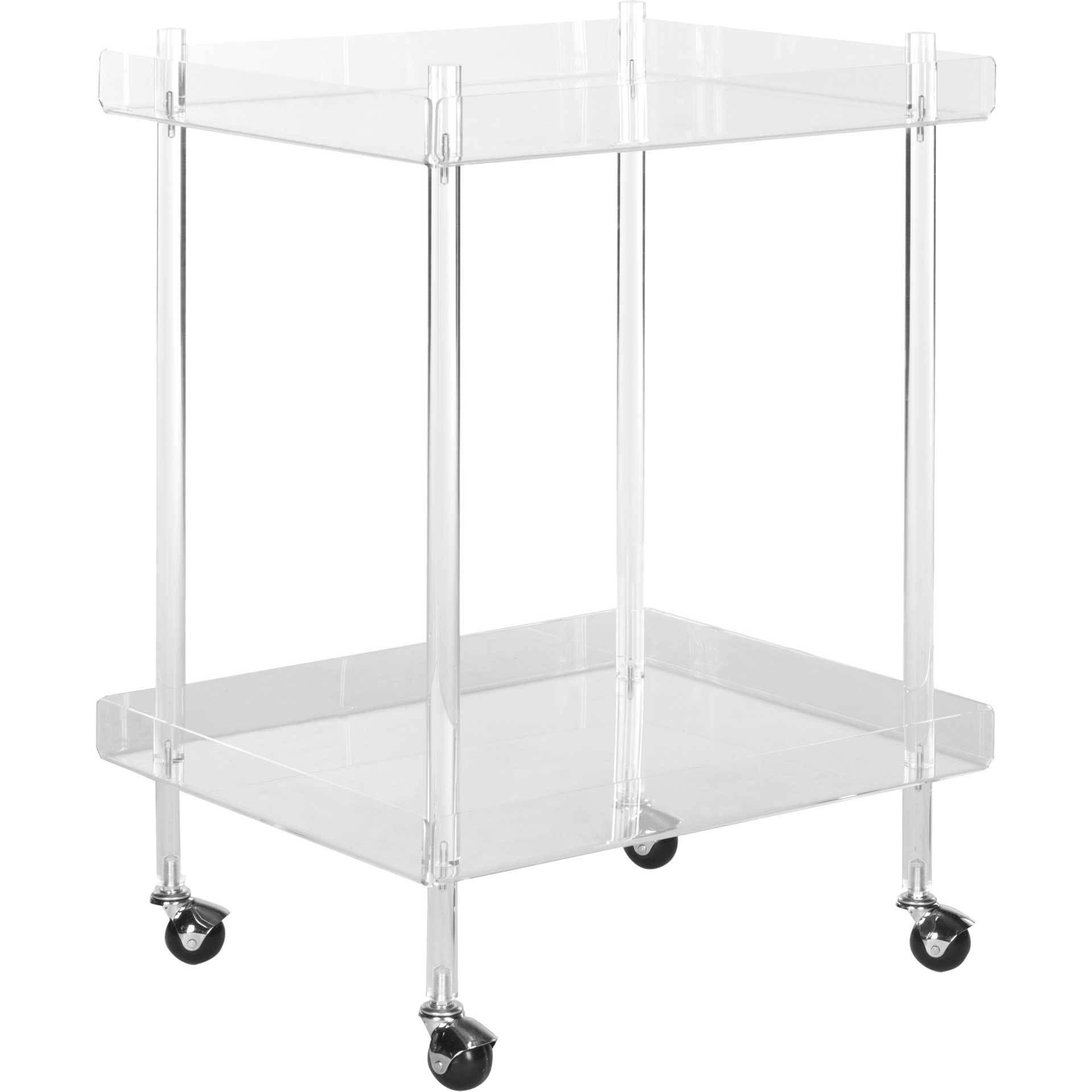 Heath Acrylic Kitchen Cart