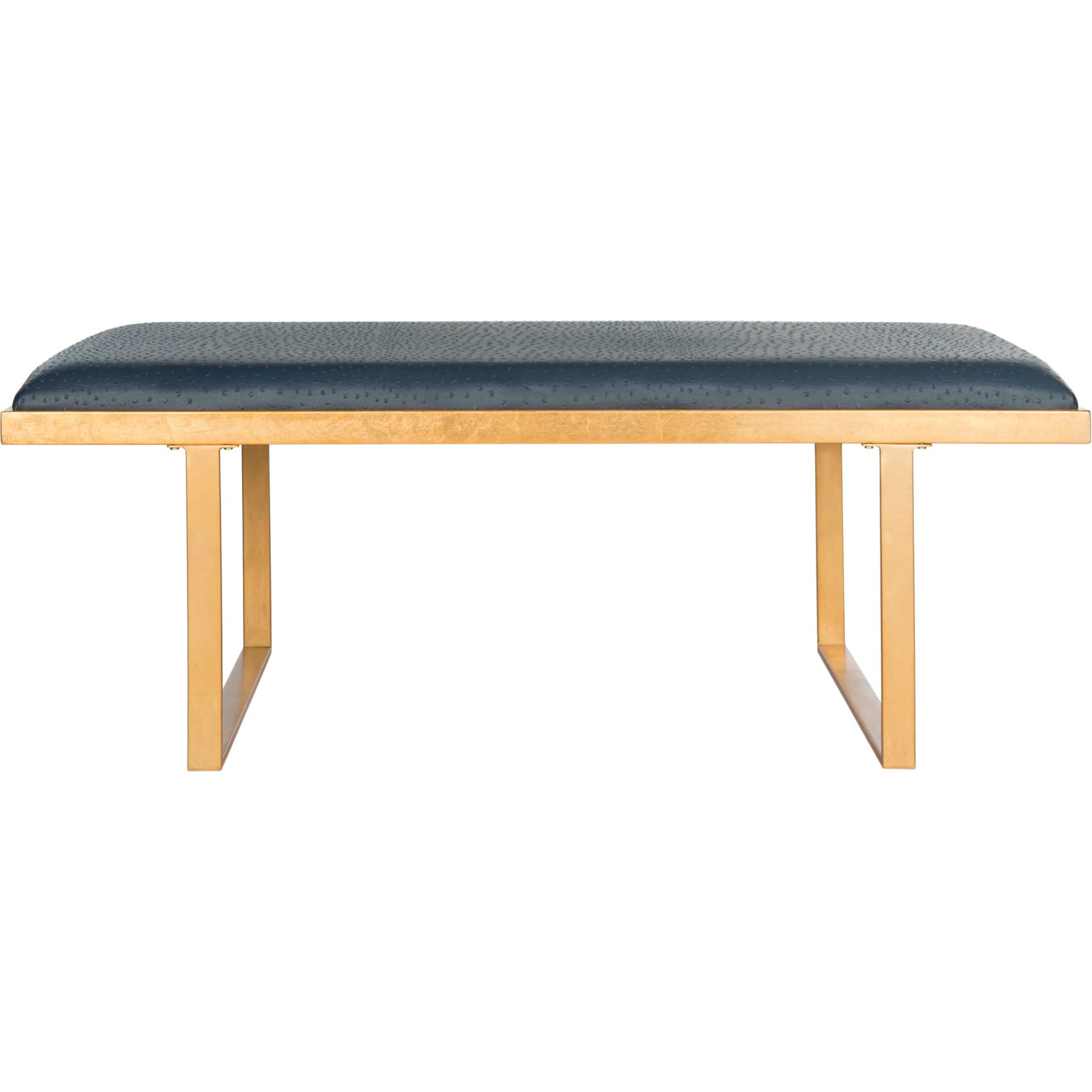 Michaela Loft Bench/Coffee Table Navy/Gold