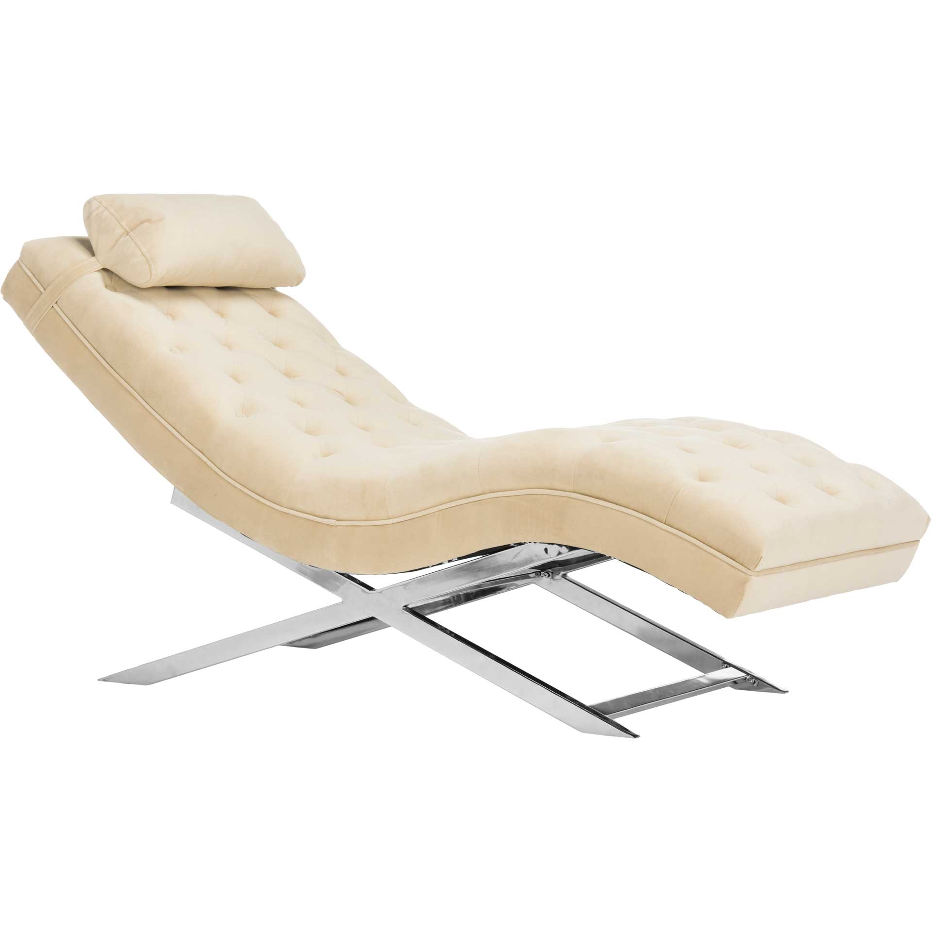 Morph Chaise With Headrest Pillow Beige
