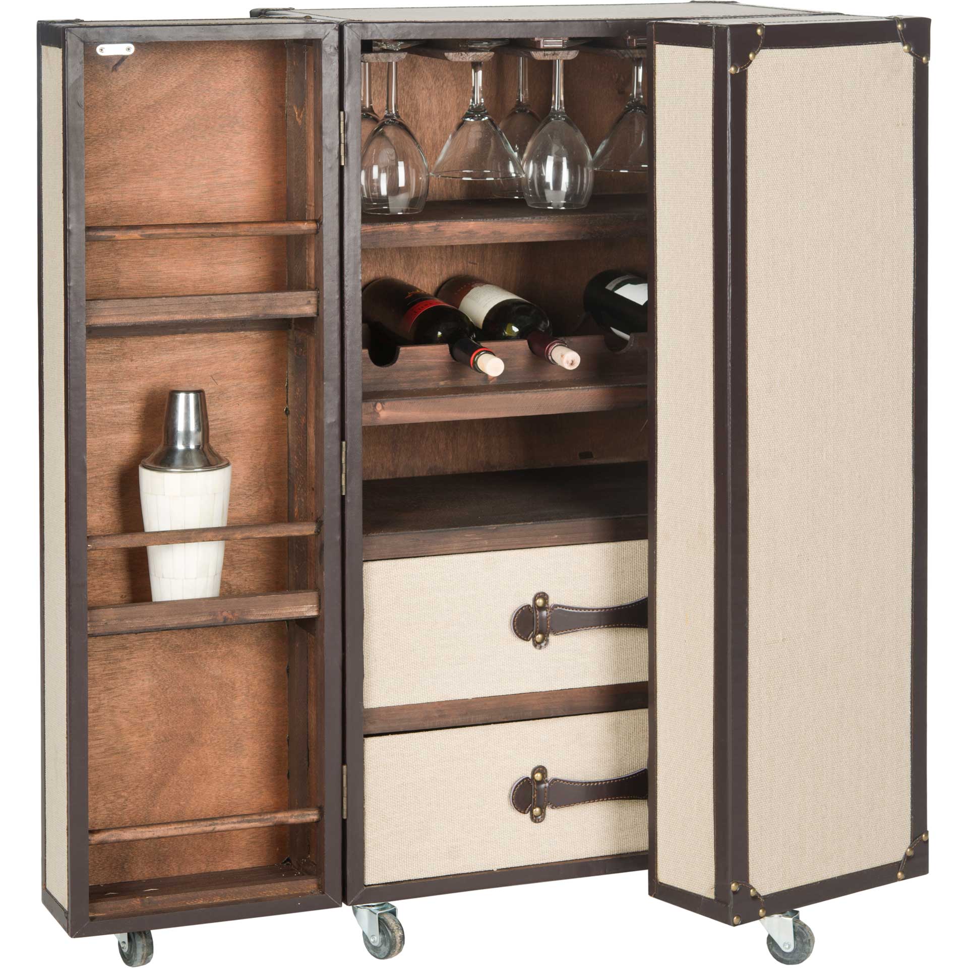 Grady Bar Cabinet Beige