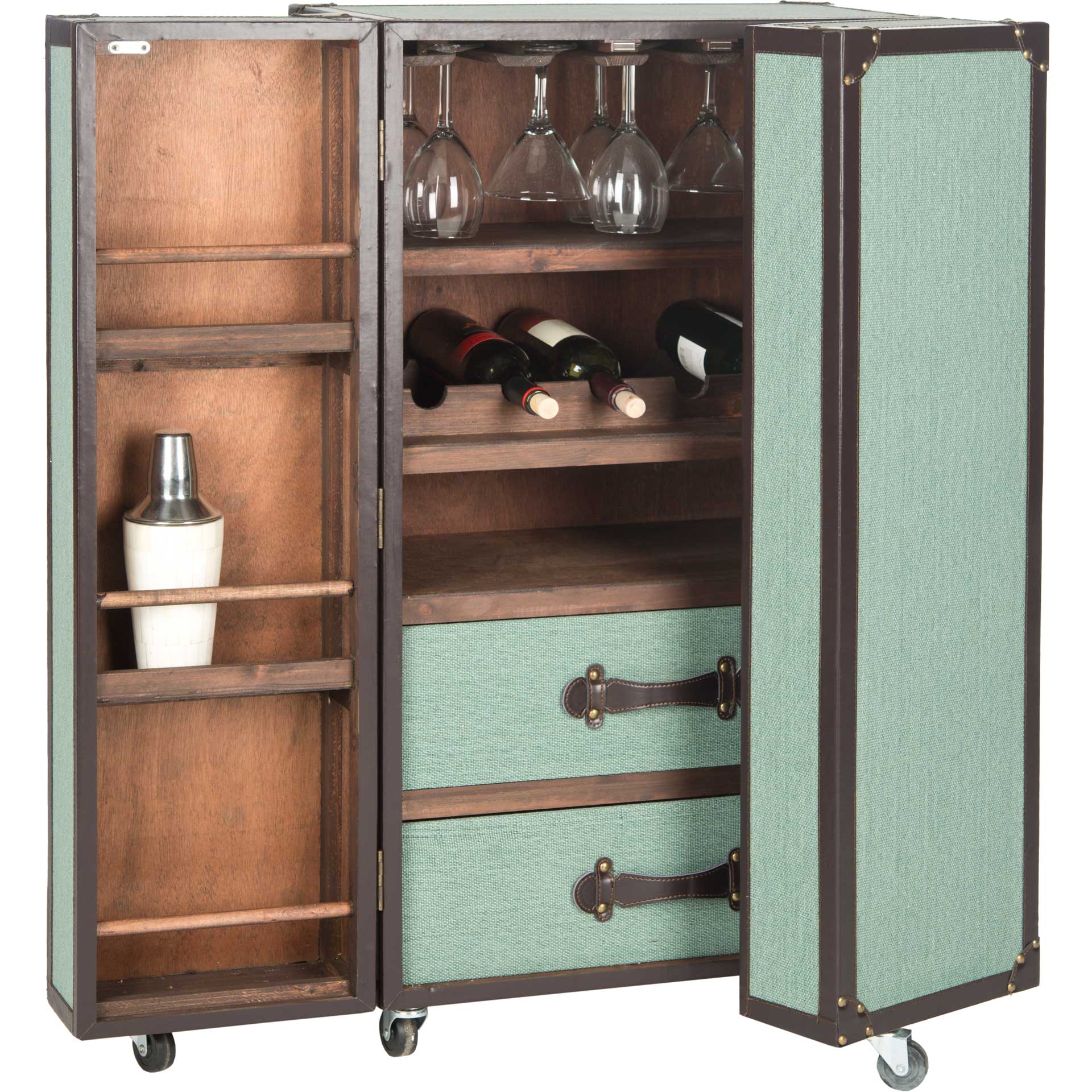 Grady Bar Cabinet Sage