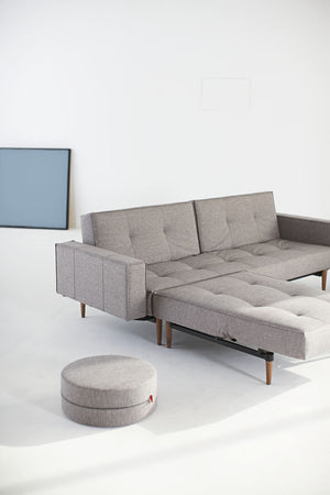 Stockholm Arm Sofa Gray