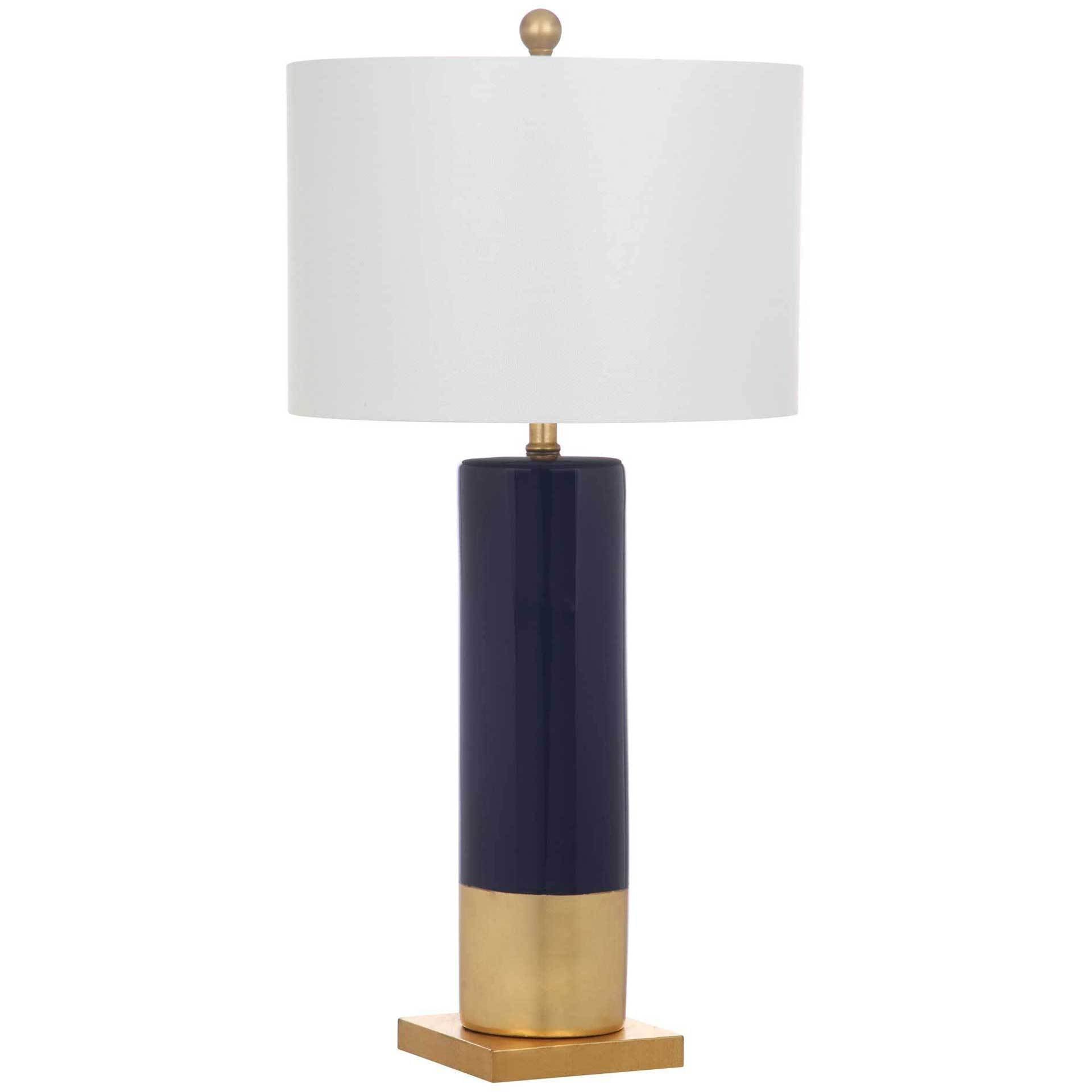 Dominic Table Lamp Navy/Gold (Set of 2)