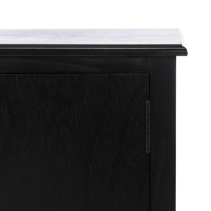 Ozbourne 2 Door 1 Shelf Media Stand Black