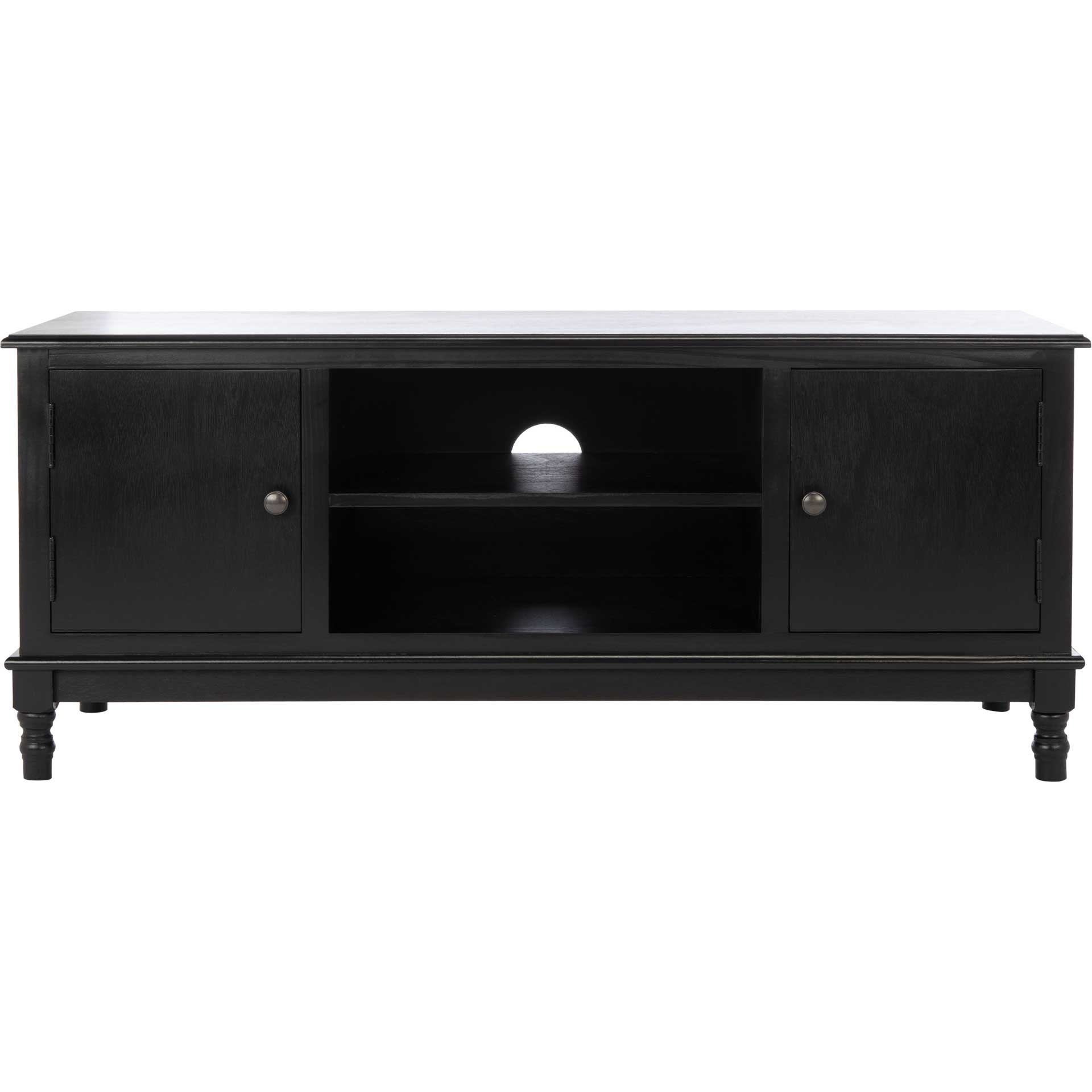 Ozbourne 2 Door 1 Shelf Media Stand Black