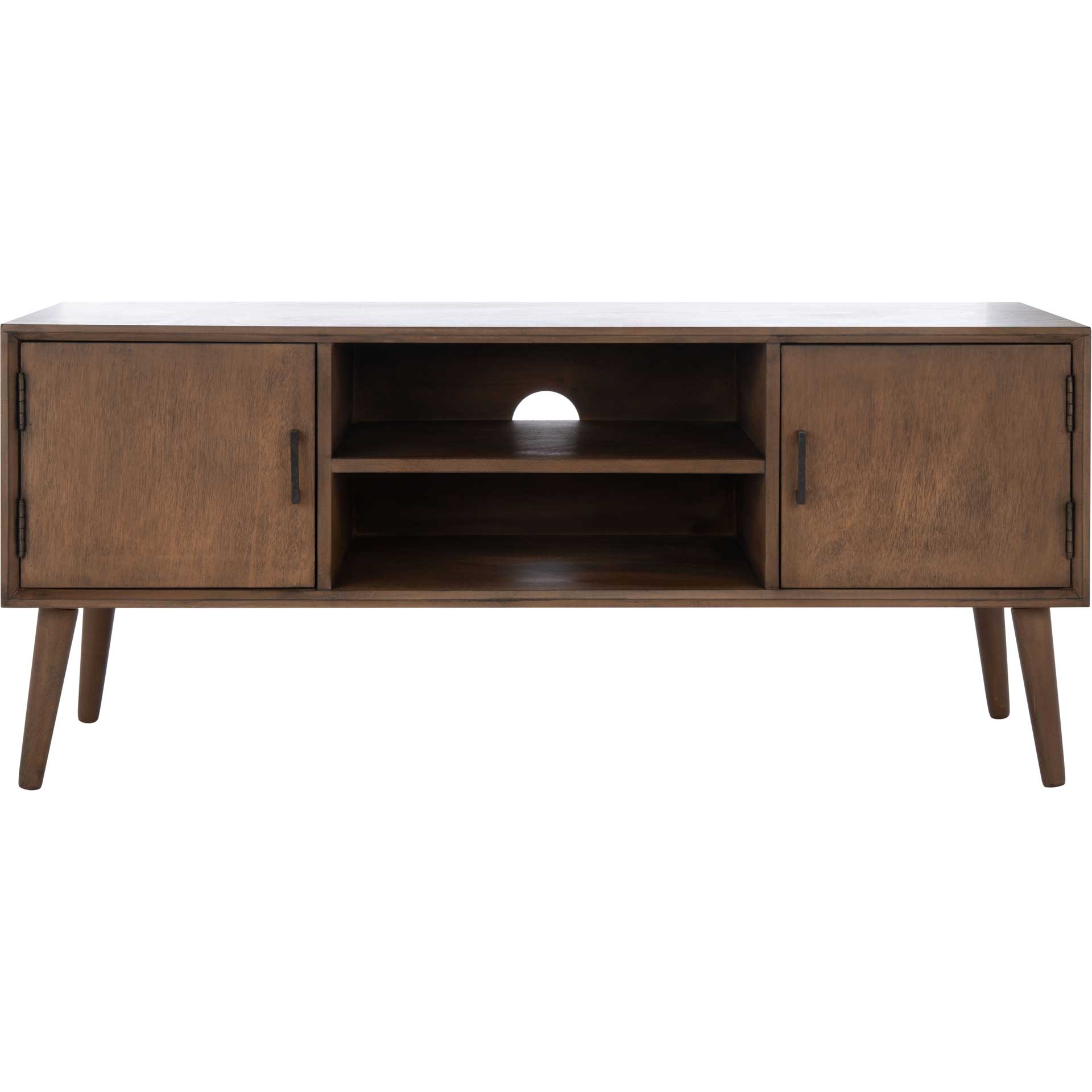 Sorrento 2 Door 1 Shelf Media Stand Brown