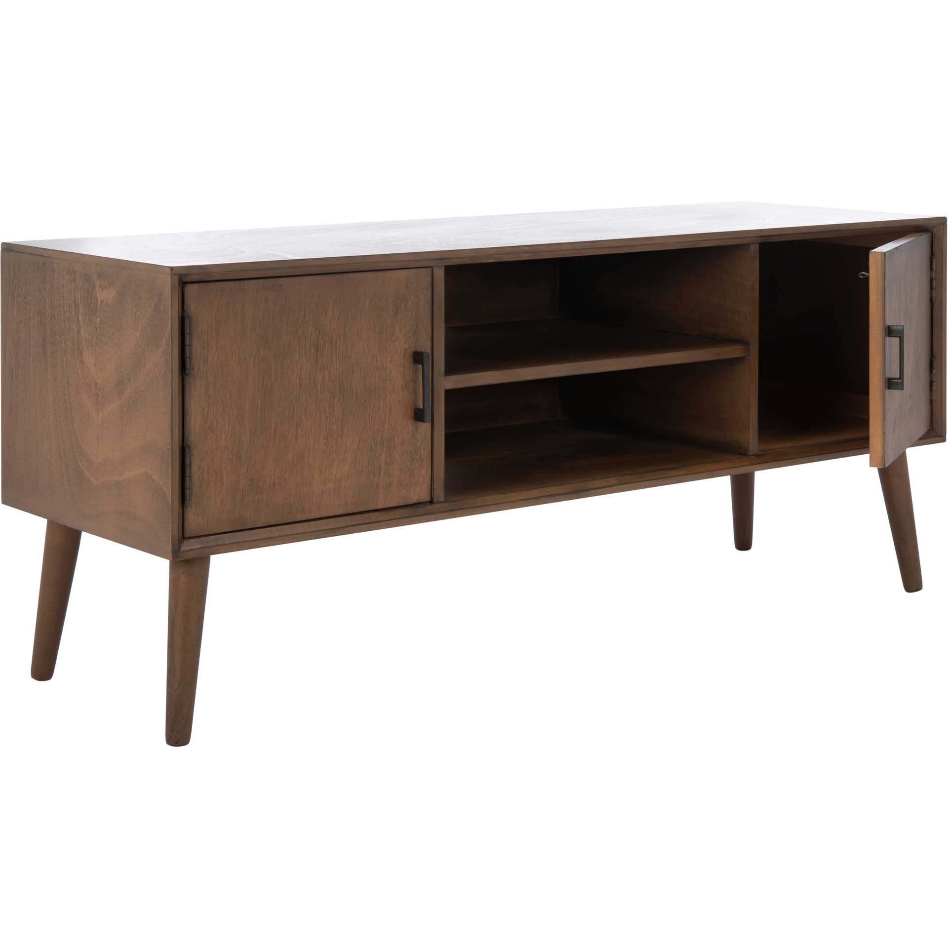 Sorrento 2 Door 1 Shelf Media Stand Brown