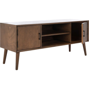 Sorrento 2 Door 1 Shelf Media Stand Brown