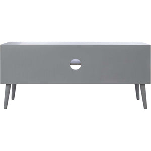 Sorrento 2 Door 1 Shelf Media Stand Distressed Gray