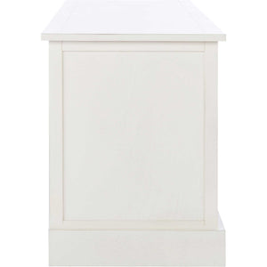 Lali 4 Drawer Media Stand Distressed White