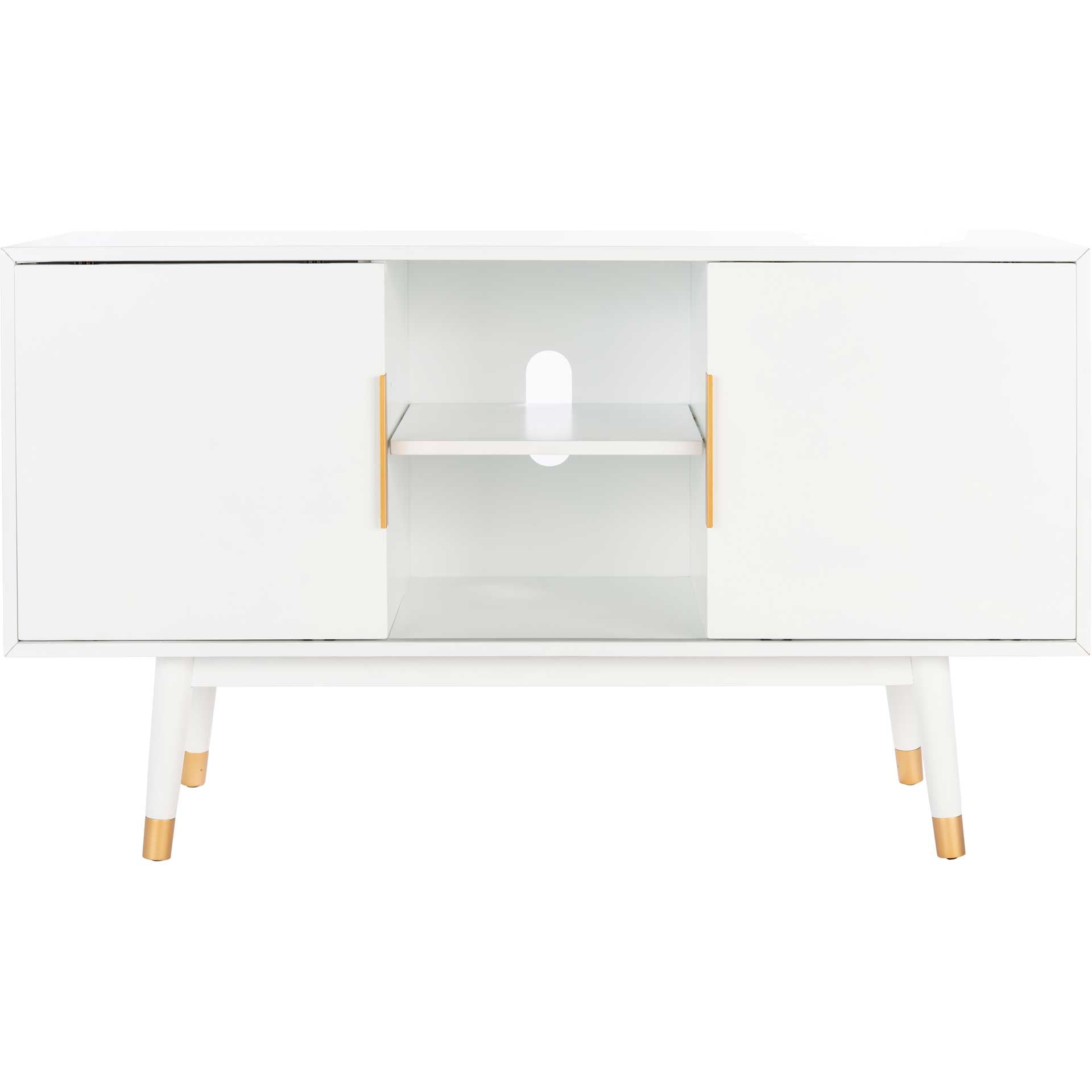 Liam 2 Door Media Stand White