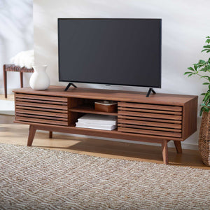 Esme 2 Shelf Media Stand Walnut