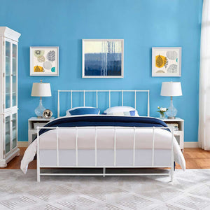 Edison Bed White