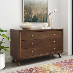 Parker Three-Drawer Dresser Walnut