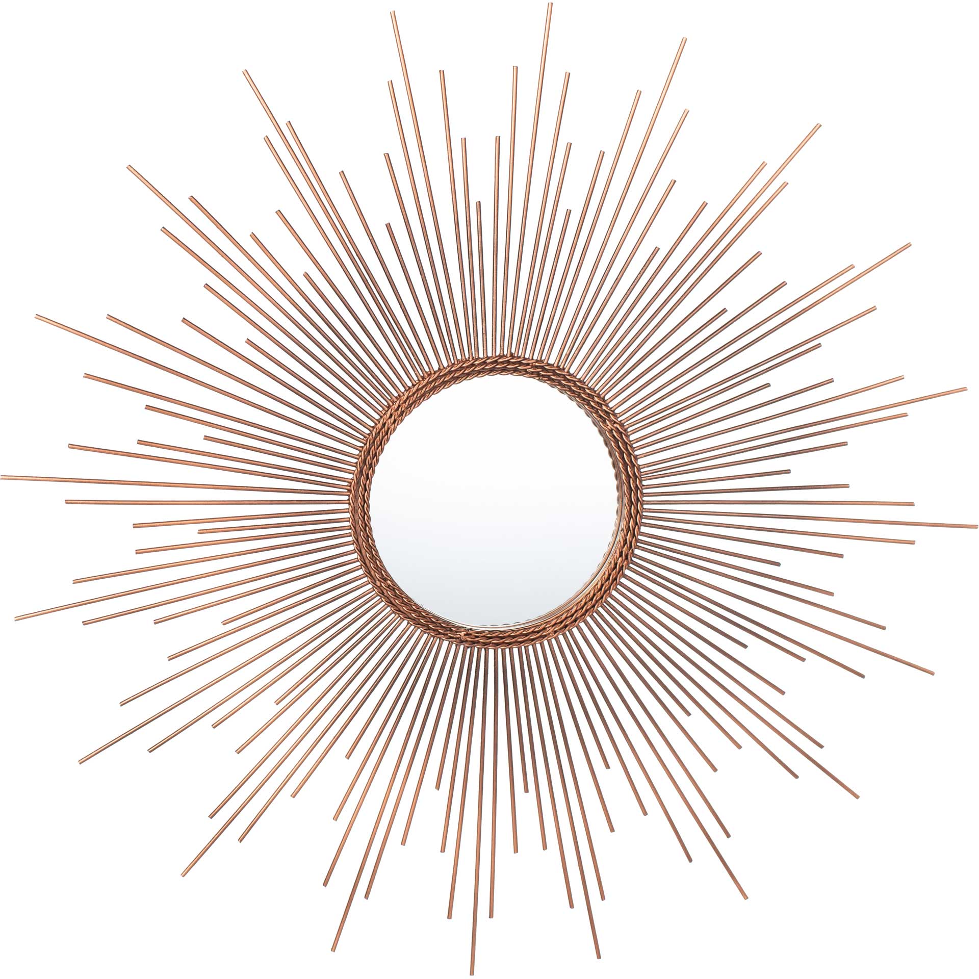 Gemma Sunburst Mirror Copper