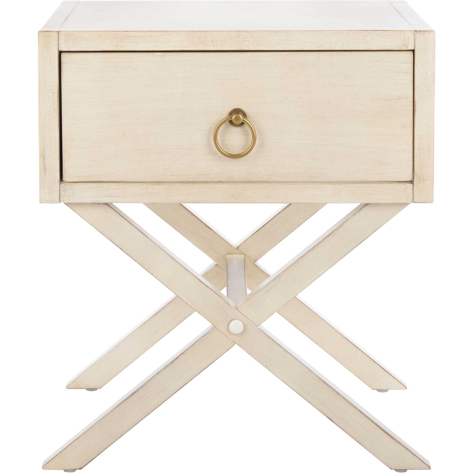 Odessa 1 Drawer Nightstand Antique White