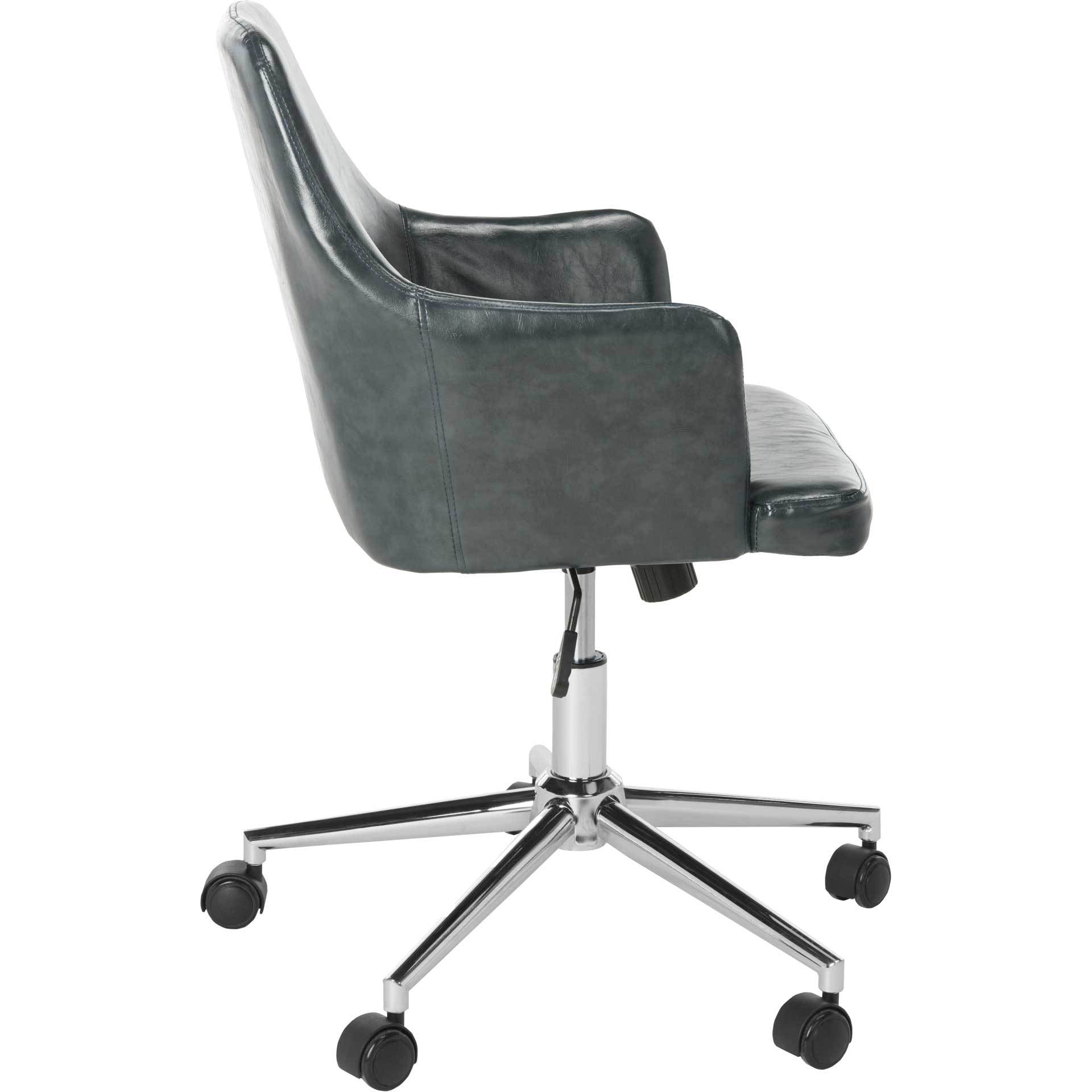 Caiden Swivel Office Chair Dark Gray