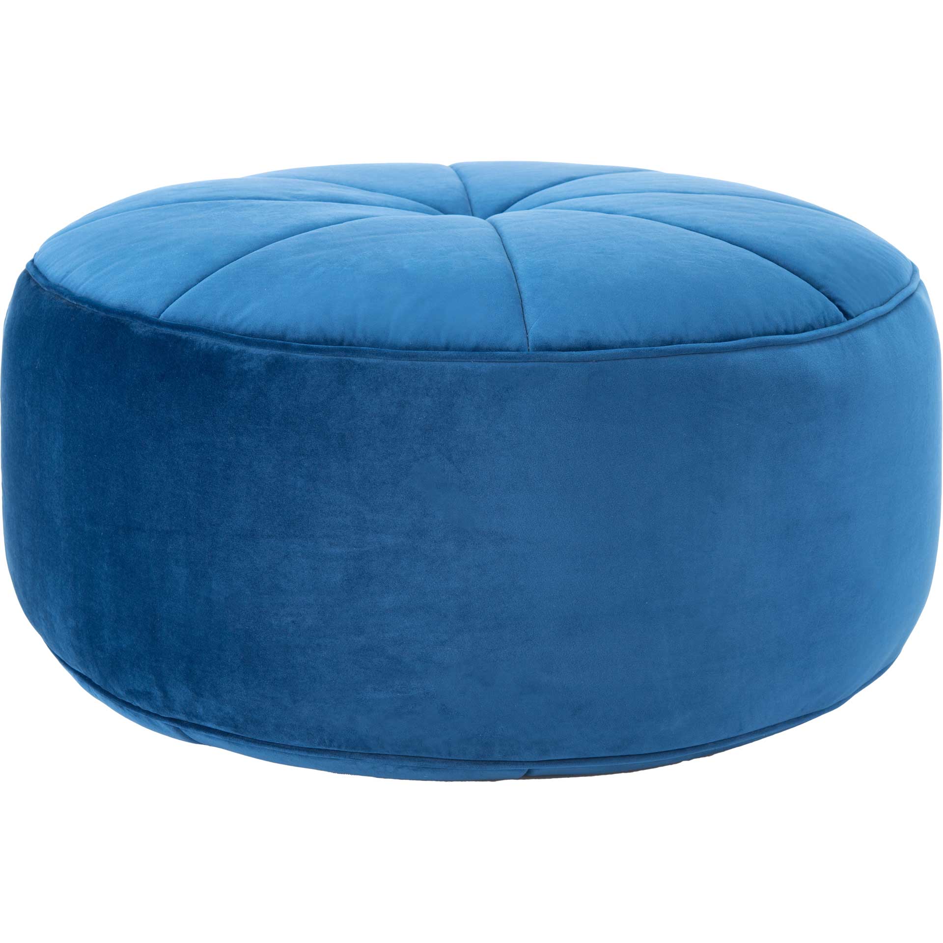 Amada Round Ottoman Navy