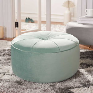 Amada Round Ottoman Mint