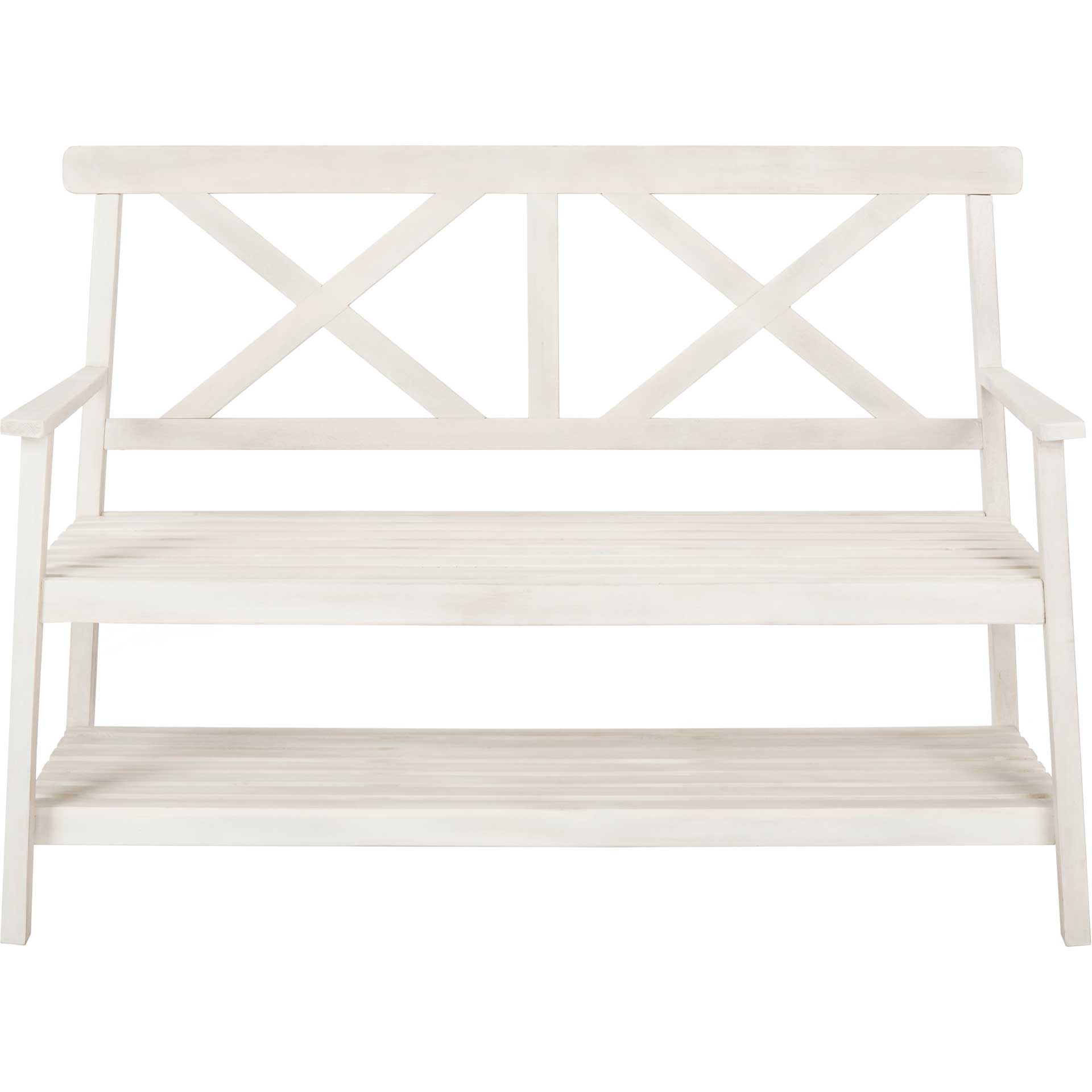 Maribel Outdoor Bench White