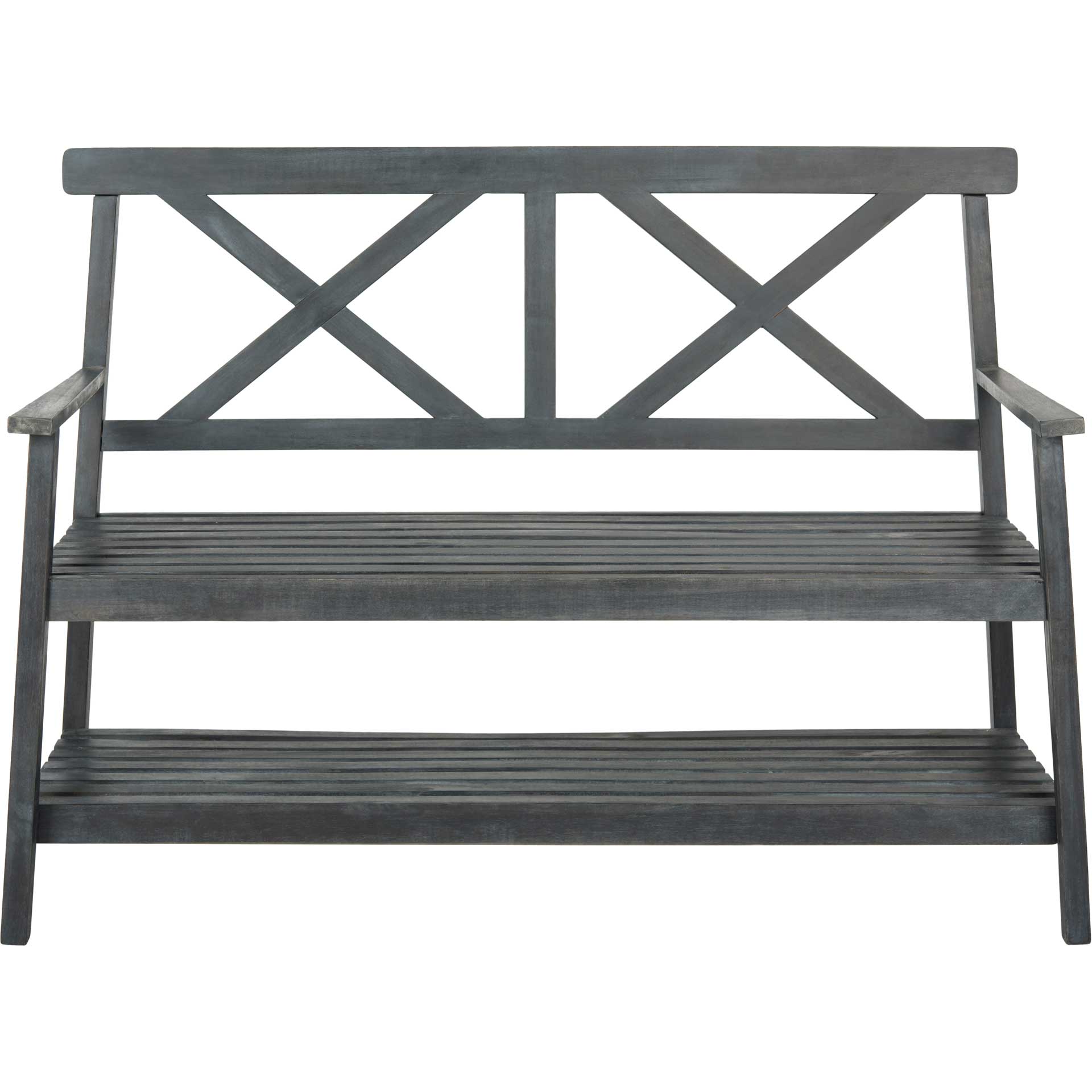 Maribel Outdoor Bench Dark Slate Gray