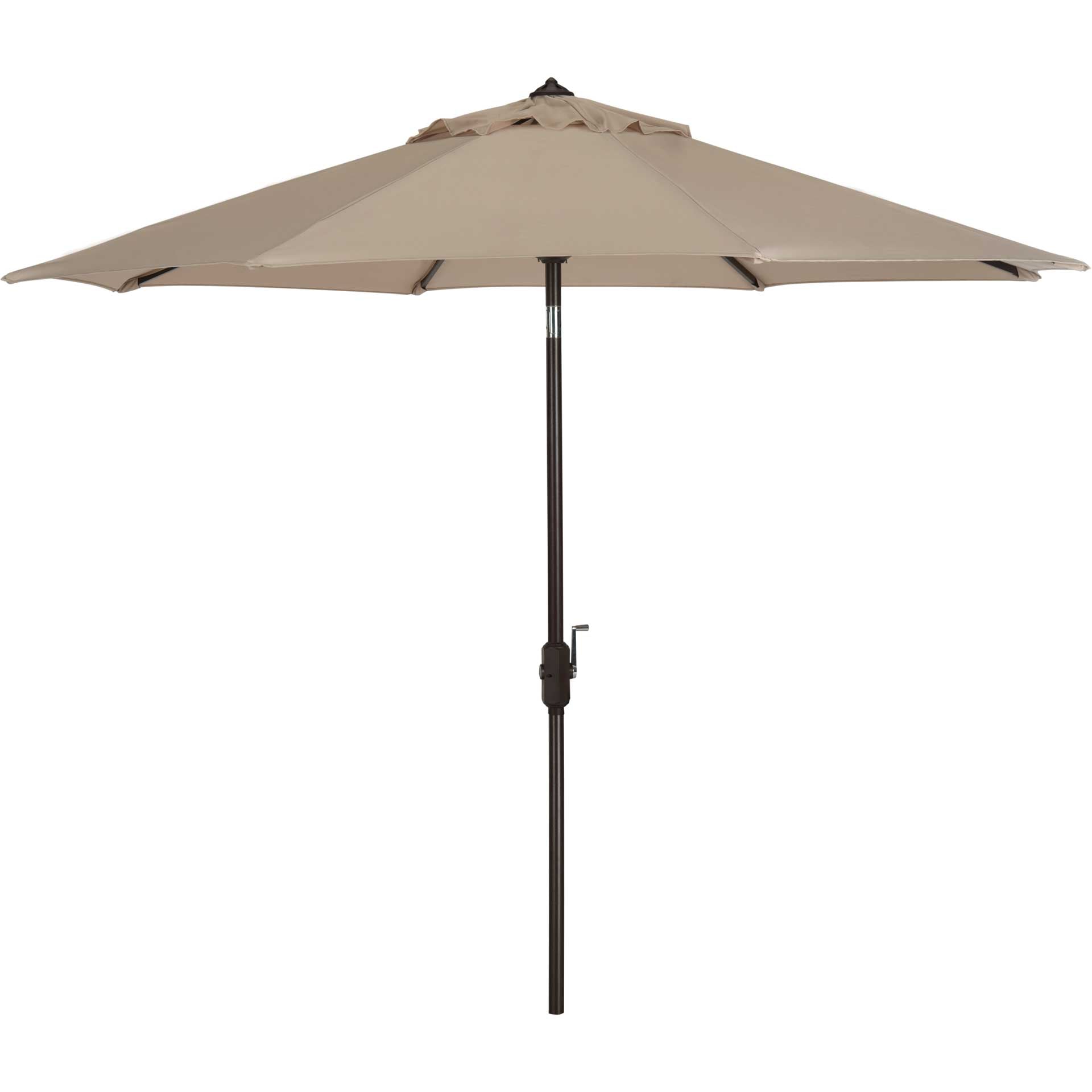 Orna Uv Resistant Auto Tilt Crank Umbrella Beige